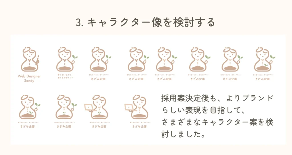 個人事業主・ブランドロゴ | キャラクター像を検討する